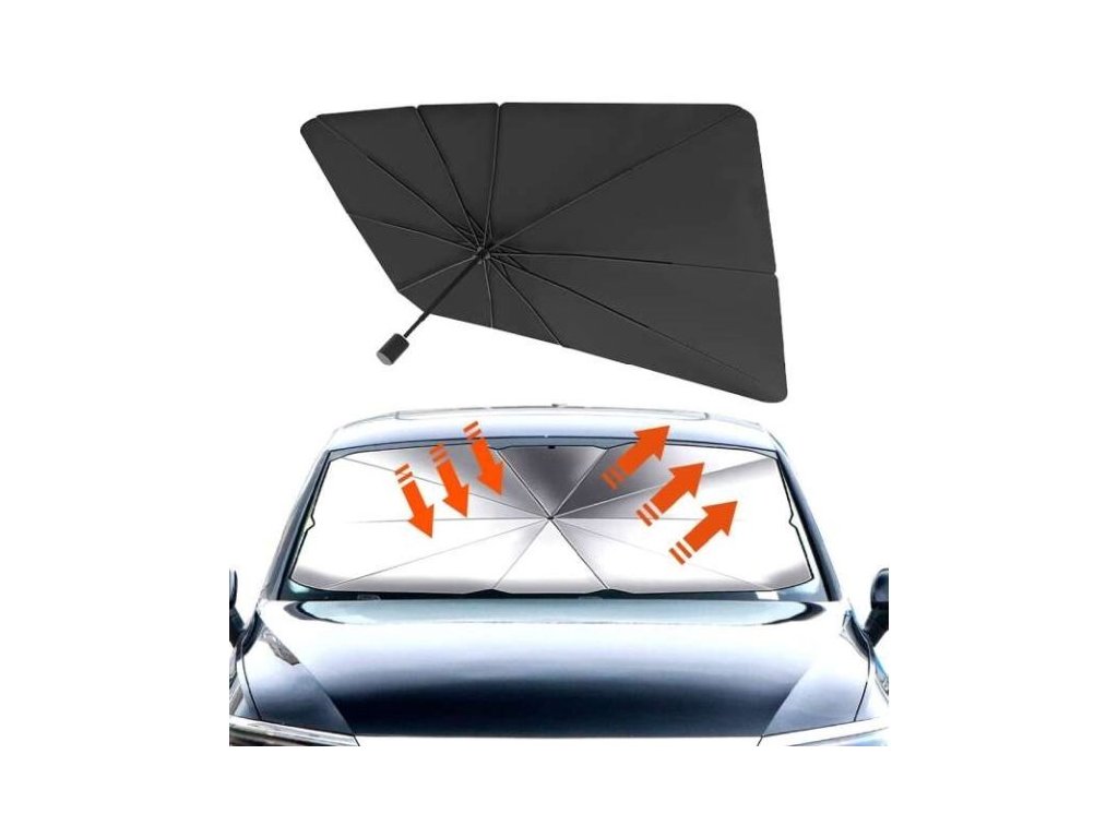 Skládací sluneční clona - deštník